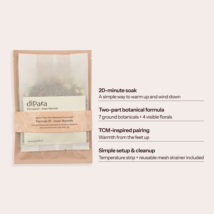Warmth & Ease Herbal Foot Soak - Discovery Set